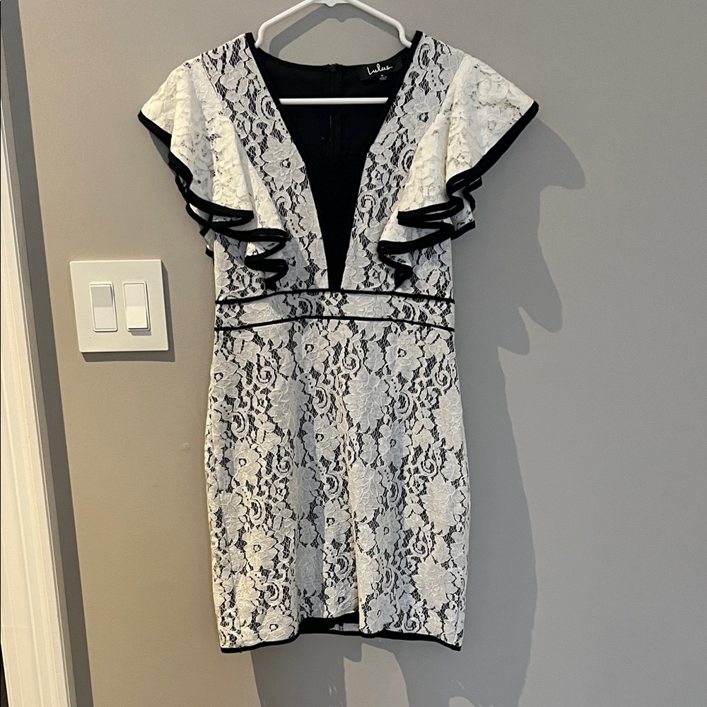 Black and White Dress